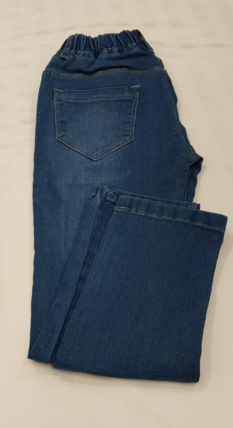 Boys' Dark Blue Stretchable Denim Jeans